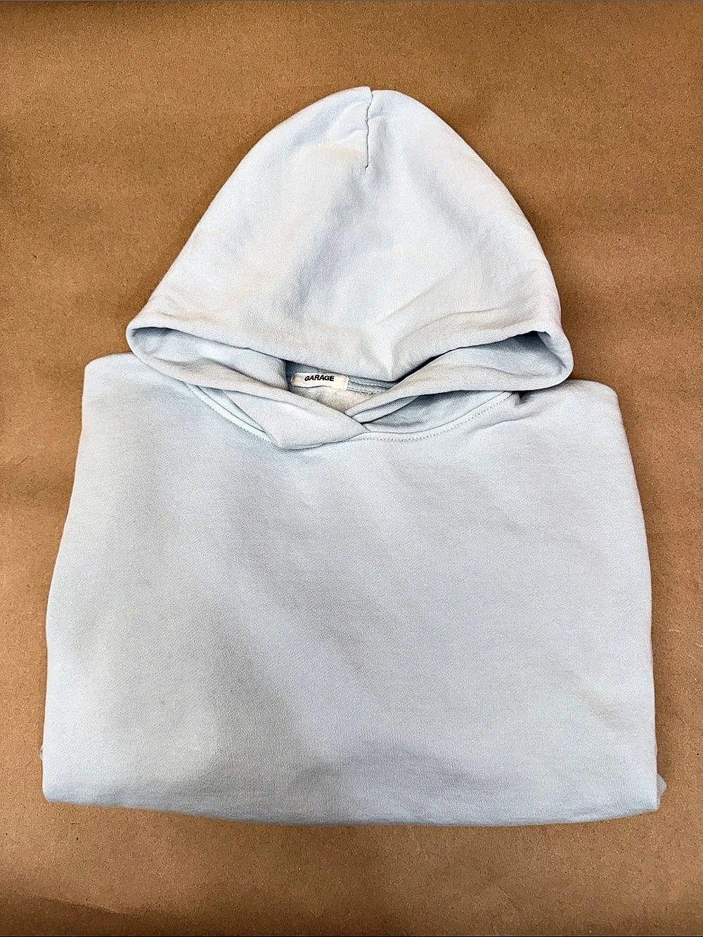 Garage UltraFleece Hoodie Blue Pullover Size Medium